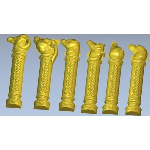 3d model relief for cnc in STL file format skewer