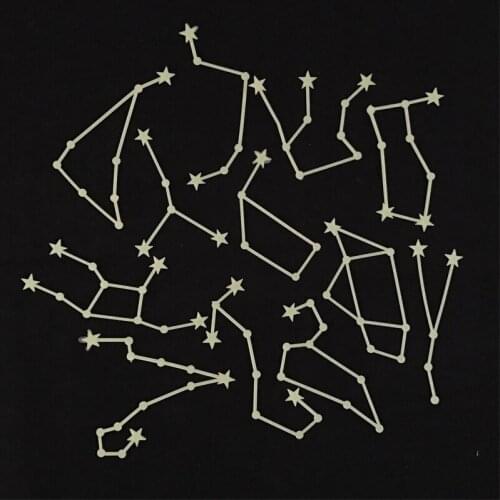 Dinosaur Star 3D Wall Stickers Furnishing Fluorescent Decoration Wall Poster