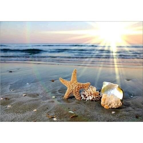 5D diamond painting full diamond new beach landscape diamond mosaic embroidery decoration home decoration