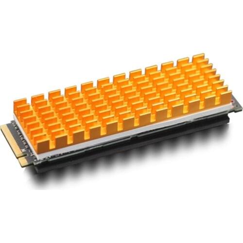 Heatsink Heat Dissipation Aluminum Radiator M.2 NGFF Cooling Heat Sink Heat Thermal Pads for M.2 NGFF 2280 PCI-E NVME SSD