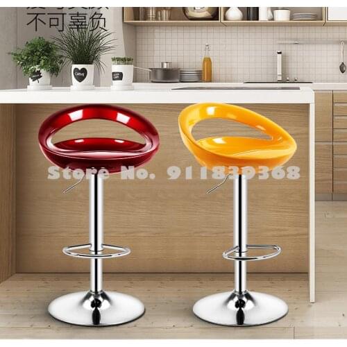 Bar Chair Modern Simple Family Bar Chair Simple Back Bar Stool High Footstool Lift Front Desk Chair Bar Chair