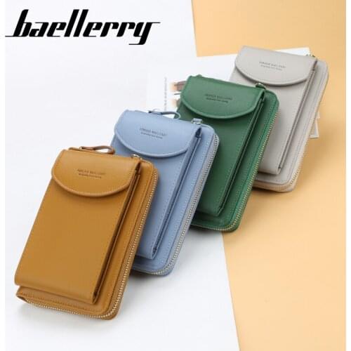 Baellerry Mobile Wallet Womens crossbody bag Women wallet Multifunctional clutch bag Ladies card wallet portfel damski cartera