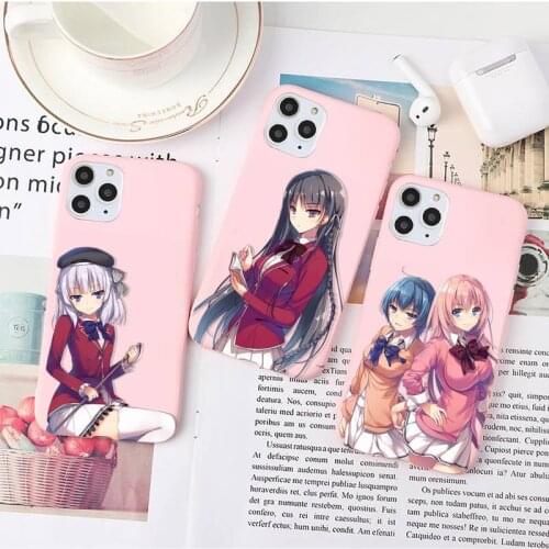 PXCHENG Anime Classroom of the Elite Phone Case For iPhone 12 Mini 11 Pro XS Max X XR 7 8 Plus