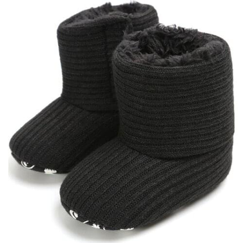 Baby Boots Baby Girl Winter Boots 2018 Winter Constitution Necklace Color Purple Baby Warmth Warming Newborn Shoes