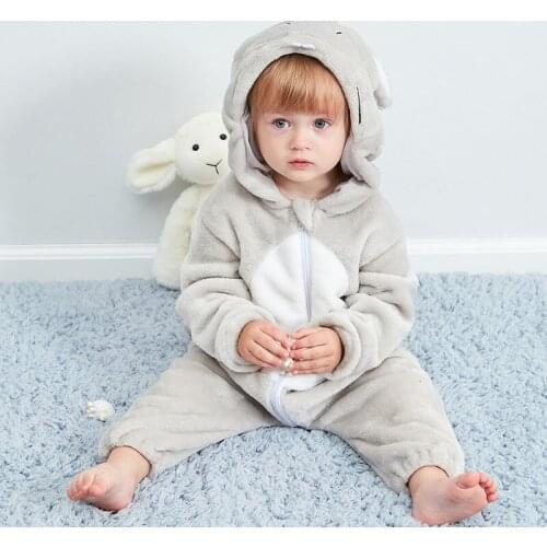 Baby Boy Thicken Winter Clothes Animal Modeling Baby Girl Climb Clothing Ropa Fashion New Born Romper Jumpsuit Toddler Costume
