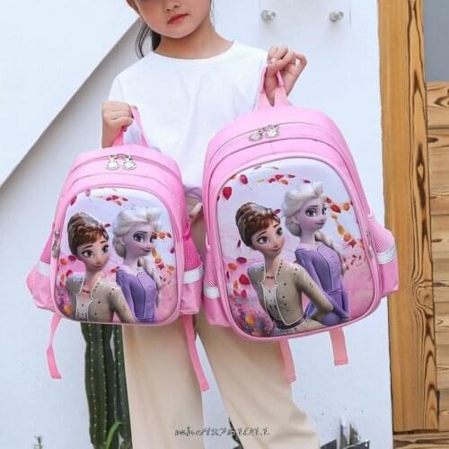 Frozen Elsa schoolbag Student School Backpack Printed Waterproof bagpack primary school book bags for teenage girls kids mochila