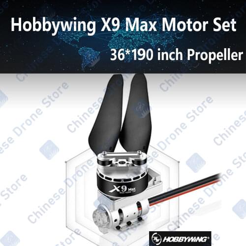 Hobbywing X9 MAX 9626 100KV motor agricultural protection drone power set single axis pull 15 kg suitable for 25L multi-rotor