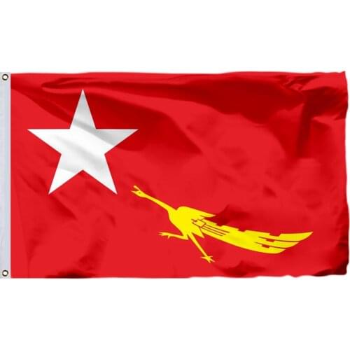 National League For Democracy Flag 150X90cm (3x5FT) 120g 100D Polyester Double Stitched High Quality Free Shipping