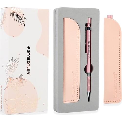 Staedtler Cherry Pink Limited Edition 925 35-05 0.5mm Metal Automatic Pencil Writing and Painting Supplies Mechanical Pencils