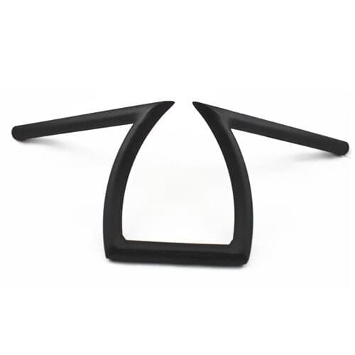 Motorcycle Black Drag 1" 25mm Z Bars Pullback Handlebars For Harley Honda Suzuki Kawasaki YamahaChopper Bobber