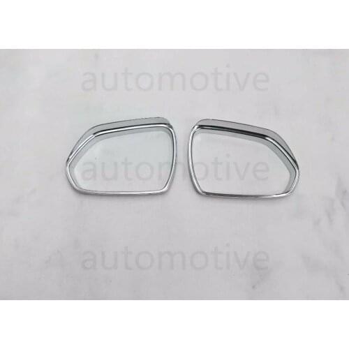 New ABS Chrome rearview mirror Rain eyebrow For MG ZS 2017
