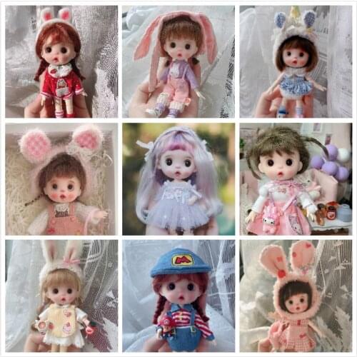 OB11 Clay head Handmade customization dolls Mini cute doll