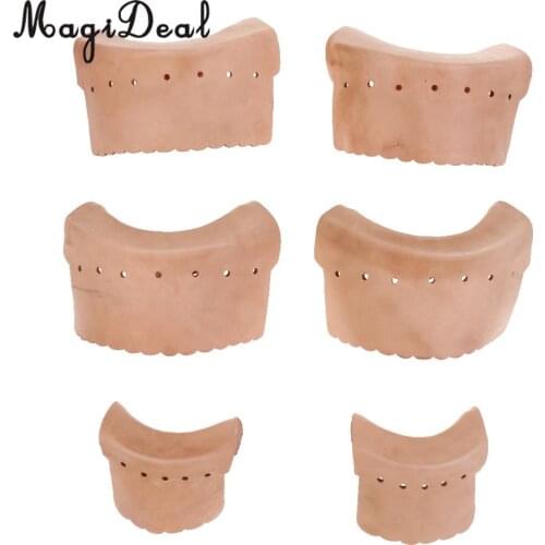 MagiDeal Professional 6Pcs Cow Leather Snooker or Pool Billiards Table Pocket Leather Small - Deluxe Pool Table Accessory Hot