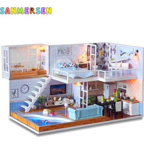 Кукольные домики SANMERSEN China At AliExpress