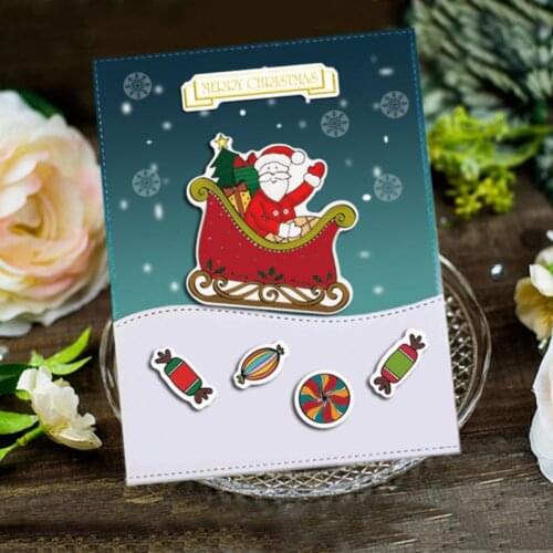 Santa Claus Christmas Gift Clear Stamps For DIY Scrapbooking Card Making Album Decorative Silicon Stamp Crafts