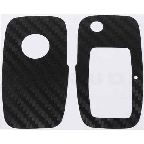 Hot Selling Carbon Fiber Car Key Sticker For VW Polo Passat B5 B6 Golf 4 5 6 Jetta MK6 Tiguan Eos