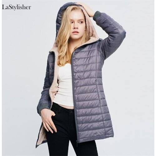 Plus Size 3Xl Warm Hooded Woman Winter Coats And Jackets Zipper Black Red Ladies Winter Parka Women Thick Coat Parka Fur Outwear