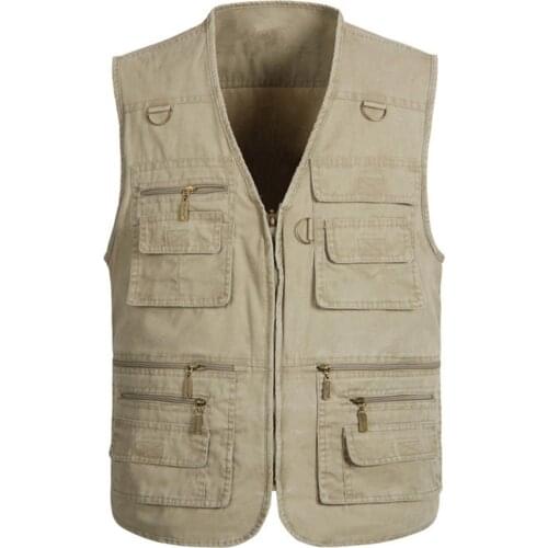 Mens Outdoor Quick Dry Fishing Vest Breathable Photography Vests Camping Hunting Waistcoat With 16 Pockets