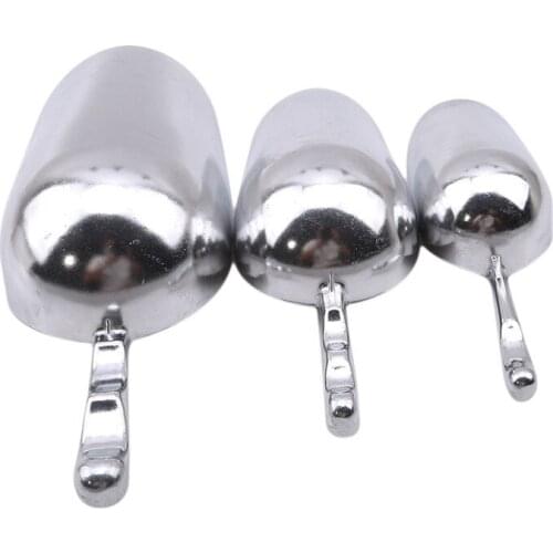 1Pc Aluminum Alloy 60/120/240 Oz Ice Shovel Food Flour Candy Scoop Ice Cream Spoon Bar Commercial Kitchen Tools