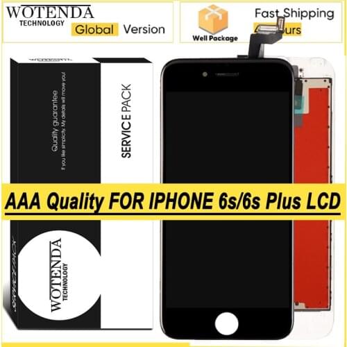 10PCS/LOT AAA+ Display For iPhone 6s Plus LCD Touch Screen Digitizer Assembly Repair Parts with Service Pack