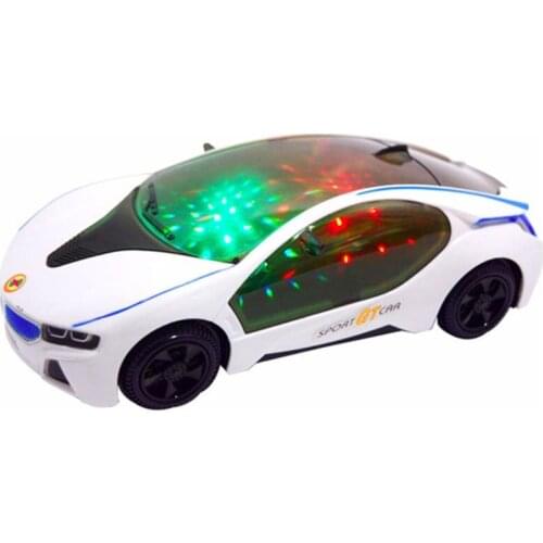2016 New Arrival Toy Car LED 3D Music Automatic Steering Light-up s Best Gift For Kids