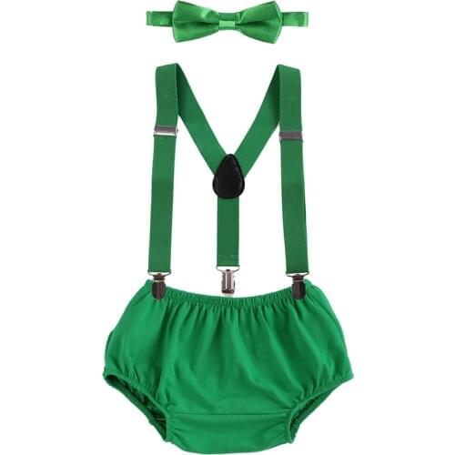 3pcs Set Cute Unisex Baby Clothes 1st Birthday Cake Smash Outfit Baby Shower Party Baby Boy and Girl Clothes for Photo Shoot