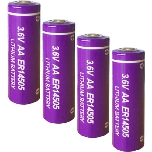 5Pcs ER14505 Battery 3.6V 2400mah er14505 lithium AA Li-SOCl2batteries Superior LR6 R6P 1.5V Batteries For GPS Cameras