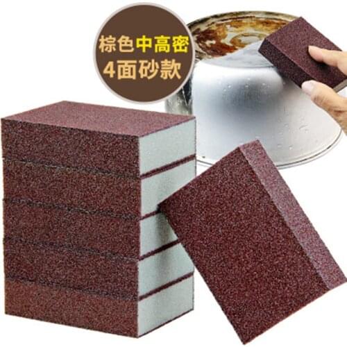 6@# 1Pcs Silicon Carbide Melamine Sponge Magic Sponge Eraser Melamine Cleaner for Kitchen Rags Office Bathroom Cleaning Nano