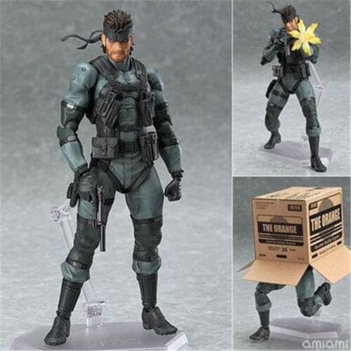 Anime Game METAL GEAR SOLID 2: SONS OF LIBERTY Figma 243 Snake PVC Action Figure Collectible Model Toys Doll