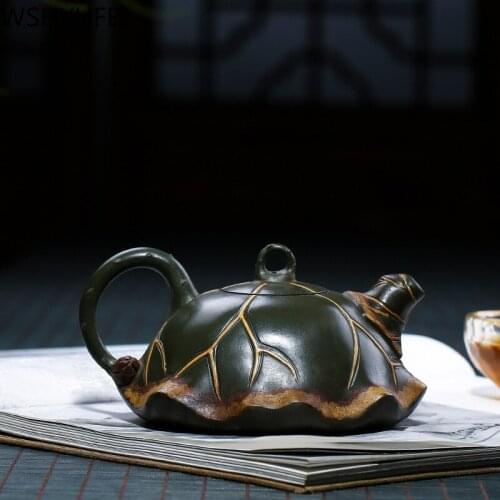 Authentic Yixing Tea Pot Upscale Handmade Purple Clay Teapots Raw ore Beauty Kettle Chinese Tea Ceremony Customized Gifts 320ml