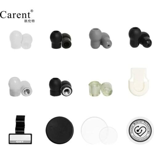 Carent 6 pairs / lot Endurable Soft Silicone Earplugs /diaphragm /head protector /name card /eartip for Stethoscope Accessories