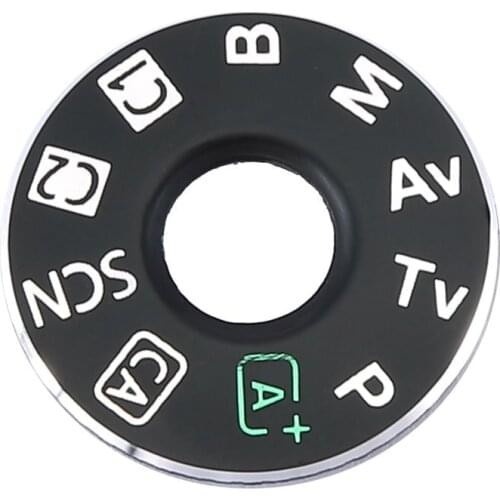 For Canon 6D mode dial pad turntable patch, Camera Function Dial Mode Interface Cap Button tag plate Camera repair parts