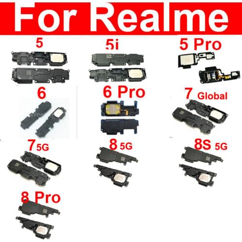 Loud Speaker Buzzer For Realme 3 5 6 i C1 C2 C11 X X2 X50 Pro Loudspeaker Buzzer Ringer Flex Cable Replacement Repair Parts
