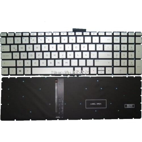 Laptop backlit Keyboard For HP 17-AK000 17-AK027CY 17-AK018CY 17-AK019CY 17-AK092CL 17-AK094CL Latin America LA 919794-161