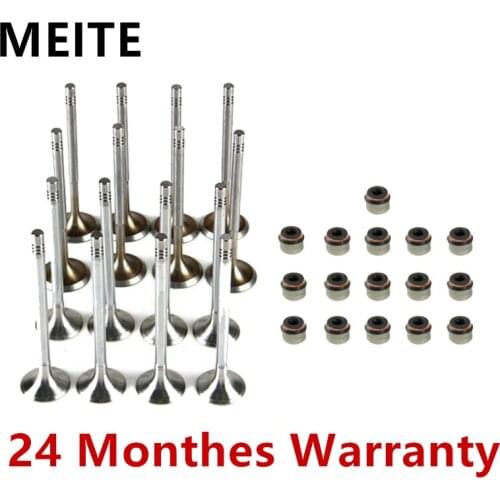 Engine Valves Stem Set Intake Exhaust Valve For VW Golf Jetta Tiguan Passat Polo Audi A1 A3 Skoda 1.4TSI 036109601AL 036109611