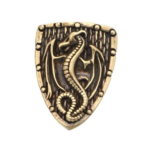 Mestylish 2021 Trend New Warrior Shield Bronze Seahorse Jewelry Accessories Beaded Spacer Charm Fit Bracelet Personnalisable