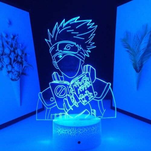 Anime Figure Nightlight 3D LED Lamp for Cool Birthday Gift Colorful Night Light Child Bedroom Deco Kid Manga Nightlight