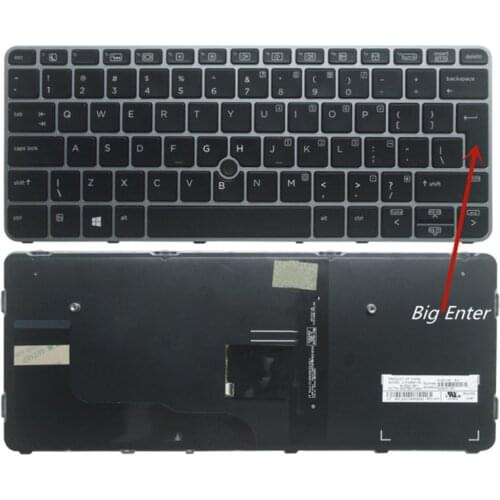 New Laptop English Keyboard Replacement For hp 725 G3 820 G3 820 G4 828 G3 828 G4
