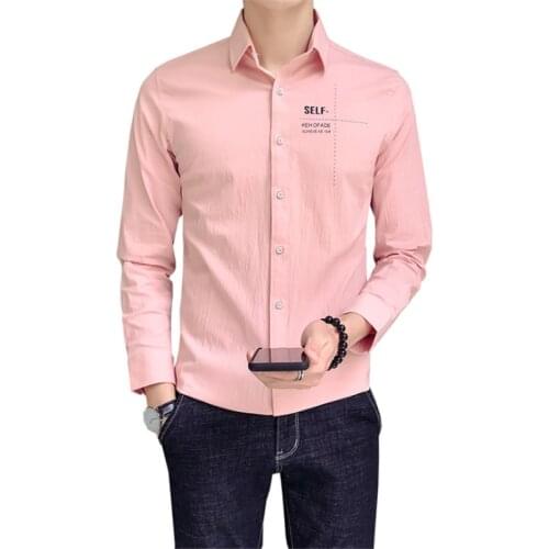 2020 Spring Autumn Men New Korean Style Thin Coat Fashion Slim Casual White Short Sleeve Shirt Blusas Regular Fit Cotton Koszule