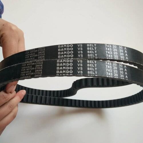 CVT Drive Belt Bando 743 20 30 for Scooter Moped ATV QUAD 152QMI 157QMJ GY6 125 GY6 150 cc short case engine