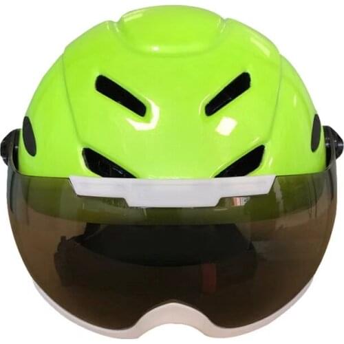 Road bike sunscreen helmet mens and womens bicycle goggles helmet mountain bike riding helmet