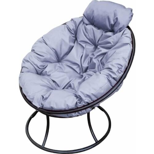 Outdoor Bench Park Garden Bench, Chair Patio Yard bench with fabric cushion for Backyard, Porch, Balcony