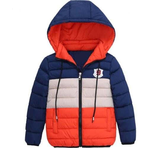 Winter Boys Coats Kids Zipper Jackets Boys Thick Hooded Winter Jacket High Quality Children Winter Coat kids Clothes 4 6 8 Years