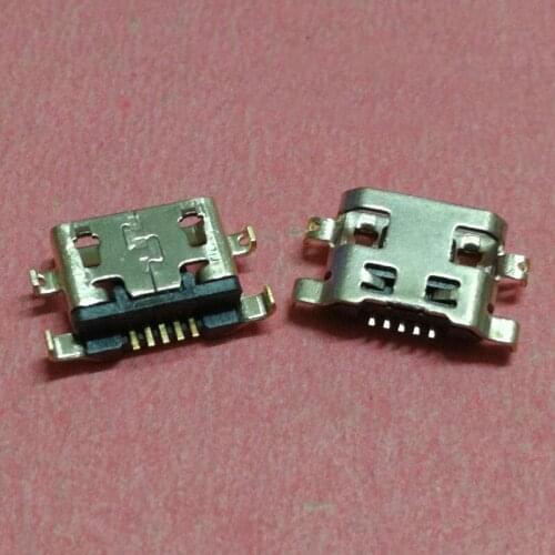 100Pcs Charging Dock Usb Charger Port Connector For Alcatel One Touch Idol S OT 4033 POP 3 C3 OT601 Fierce 2 7040N 6035R Plug