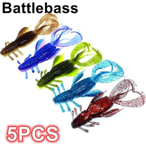 5pcs 10cm 10.5g Shrimp Jig Trailer Claw Lobster Crawfish Crayfish Bait Creature Claws bait Soft Lure Bass Fishing Lures pesca