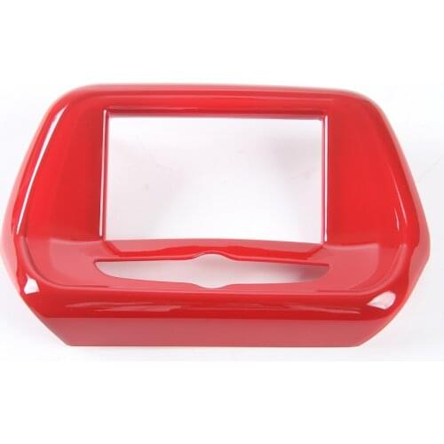 ABS Navagation Panel Small Screen Cover Trim for Chevrolet Camaro 2017+ Car Accessories Car Decal Sticker Interior Decoration