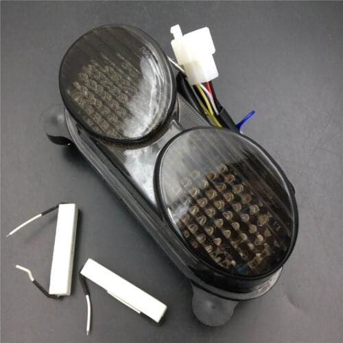 Aftermarket free shipping tail light motorcycle LED Tail Light for Ninja ZX-6R ZX600 ZX-9R ZX900 ZR-7 ZR-7S ZZR600 SMOKE