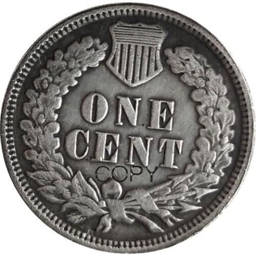US Coins Indian Cent Back Two Faces Silver Plated Copy Coins