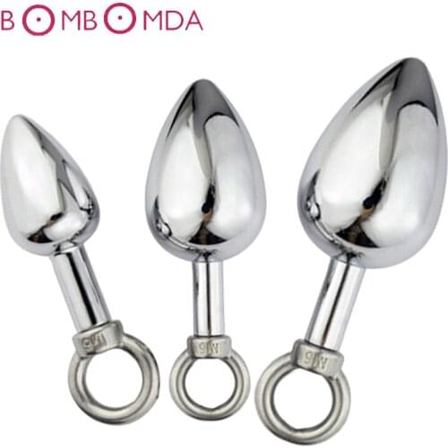 Anal Sex Toys For Man Masturbation Anal plug Metal Anal Plug Dildo Sex Toys Products Butt Plug Gay Anal Beads Adult Sex Products