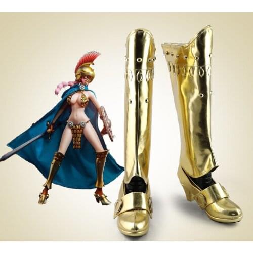 One Piece Rebecca Cosplay Boots Shoes Women High Heel Shoes Costume Customized Halloween Carnival Cosplay Costume Accessories